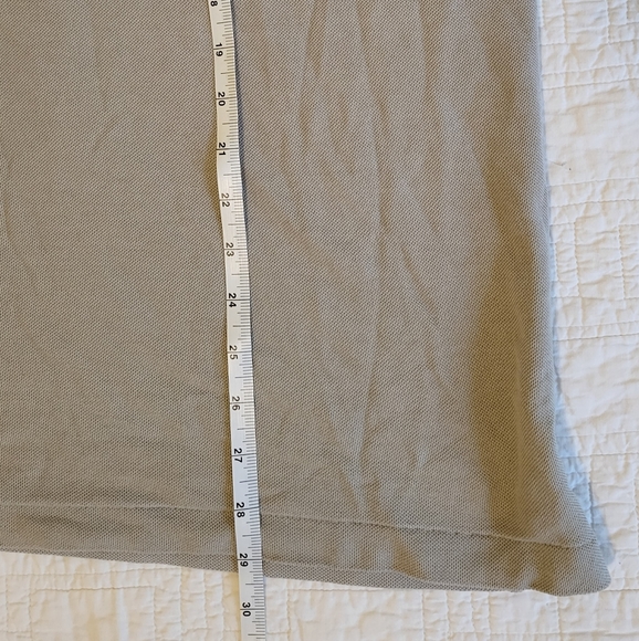 Nike Men's Large DRI-FIT Golf Shirt Beige - Picture 6 of 6